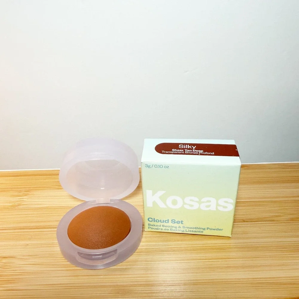 Kosas Cloud Set Baked Setting Smoothing Powder Silky Sheer Tan Deep Travel Size